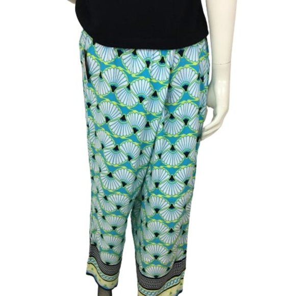 Crown & Ivy Pants Cropped Shell Pattern Size 2XL NWT SKU 000338-6 - Picture 3 of 4